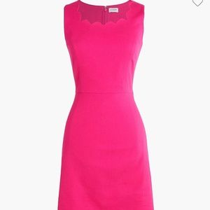 Basketweave Scalloped Dress